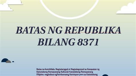 batas republika bilang 1190 ng 1954 summary|Mga Batas Republika ng Pilipinas .